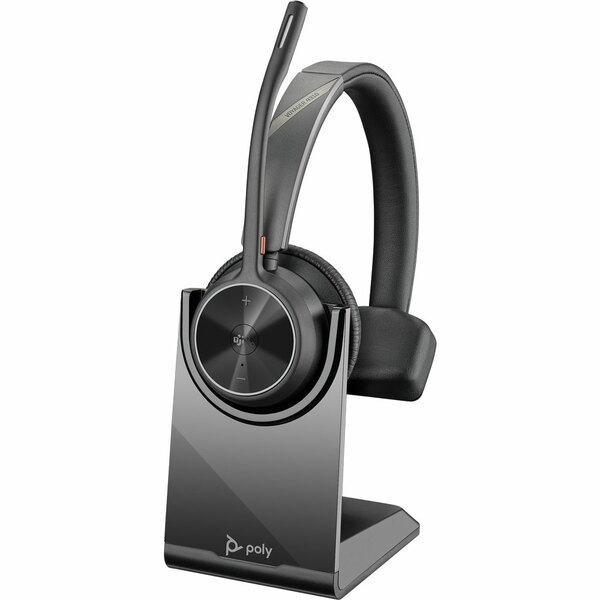 Poly Voyager 4310 UC Microsoft Teams Bluetooth Headset, USB-C, Charge Stand - 218474-02